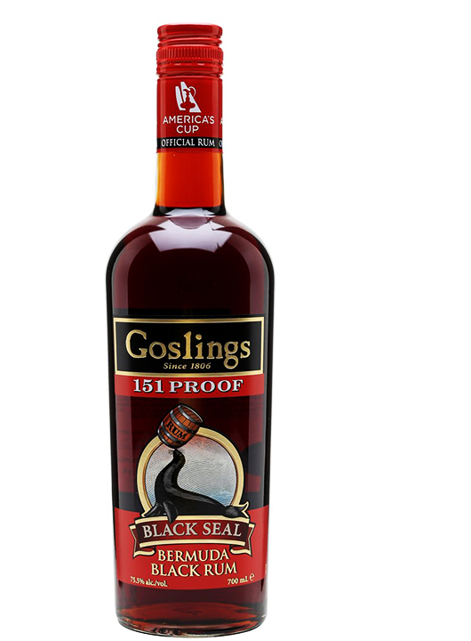 Gosling's Black Seal Bermuda Rum 151 Prof