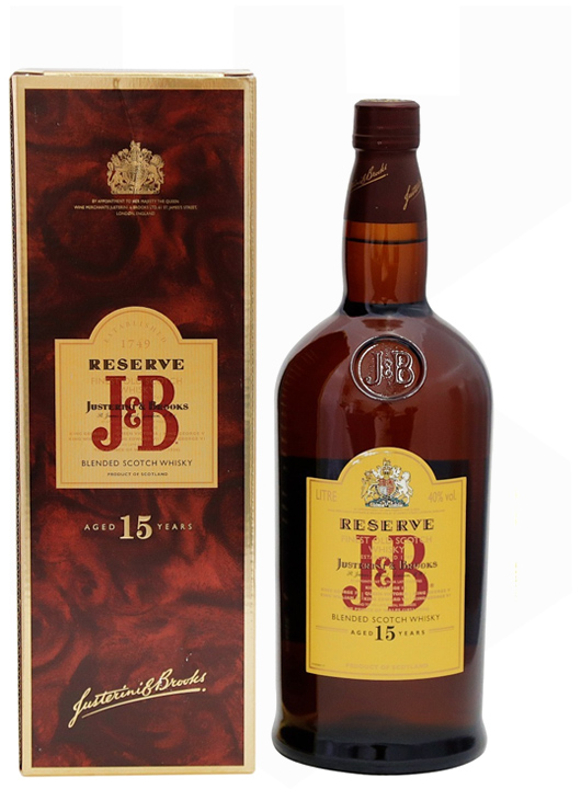 J&B - RESERVE - Blended Scotch Whisky 15 yo