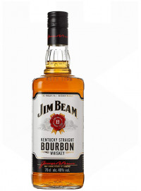 JIM BEAM White Label Kentucky Bourbon Whiskey 70cl
